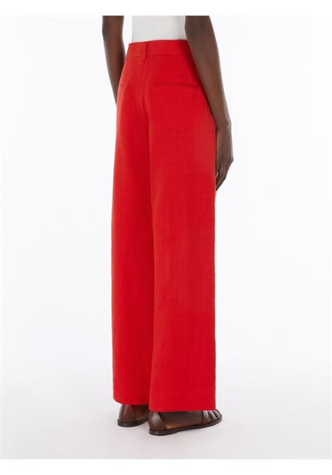 Red teo wide-leg trousers S Maxmara - women 'S MAXMARA | 2519131043600004